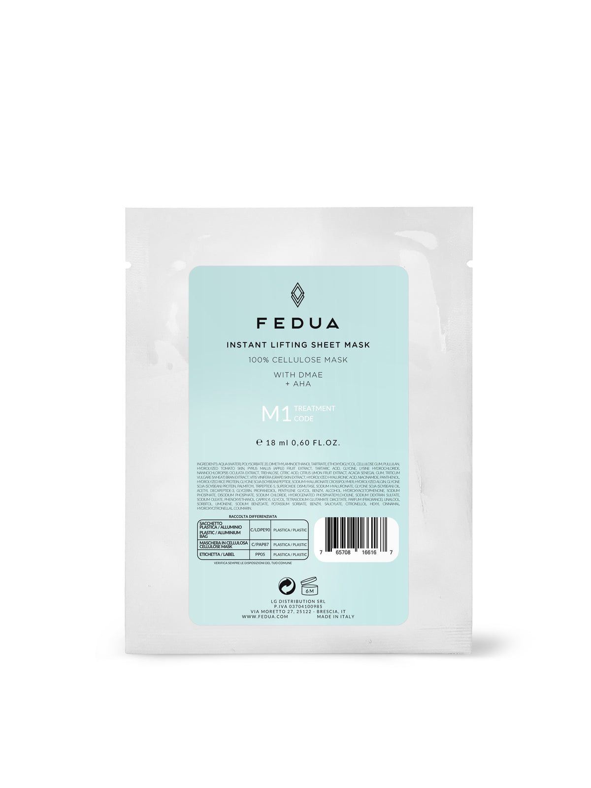 Instant lifting sheet mask - maschera effetto lifting